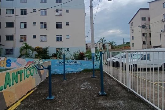 Área comum - Playground de apartamento para alugar com 2 quartos, 39m² em Hiterland, Belford Roxo
