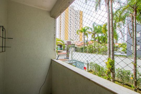Varanda da sala de apartamento à venda com 3 quartos, 89m² em Vila Gilda, Santo André