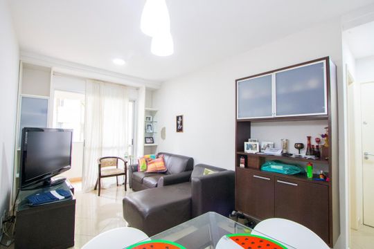Sala de apartamento à venda com 3 quartos, 89m² em Vila Gilda, Santo André