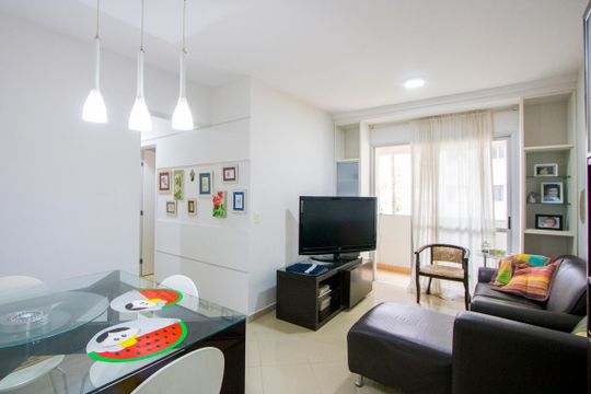 Sala de apartamento à venda com 3 quartos, 89m² em Vila Gilda, Santo André