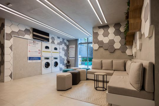 Lavanderia de kitnet/studio à venda com 1 quarto, 35m² em Pinheiros, São Paulo