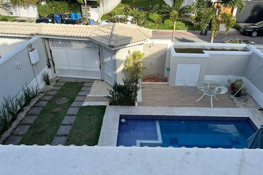 Vista da varanda de casa de condomínio à venda com 4 quartos, 320m² em Recreio dos Bandeirantes, Rio de Janeiro