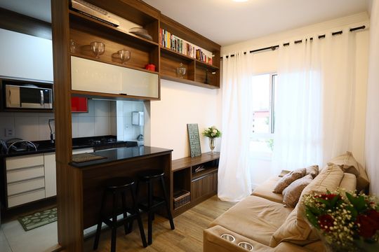 Sala de apartamento para alugar com 2 quartos, 48m² em Novo Osasco, Osasco