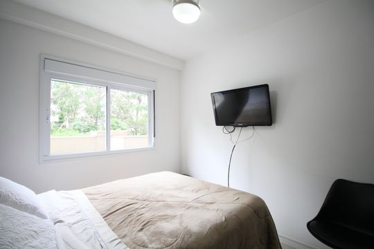 Quarto de apartamento para alugar com 1 quarto, 38m² em Vila Andrade, São Paulo