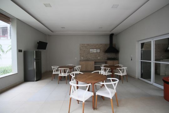 Área comum - Churrasqueira de apartamento para alugar com 1 quarto, 38m² em Vila Andrade, São Paulo