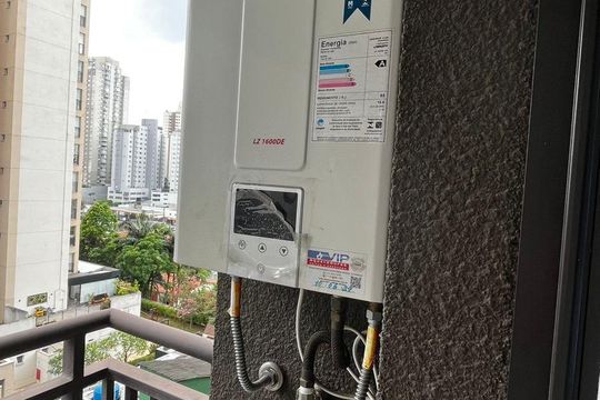 Varanda de apartamento à venda com 1 quarto, 29m² em Jardim Prudência, São Paulo