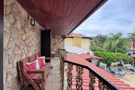 Varanda de casa de condomínio à venda com 4 quartos, 562m² em Barra da Tijuca, Rio de Janeiro