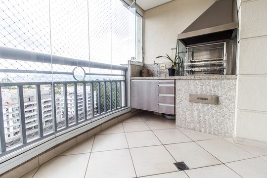 Varanda de apartamento para alugar com 2 quartos, 100m² em Tamboré, Santana de Parnaíba