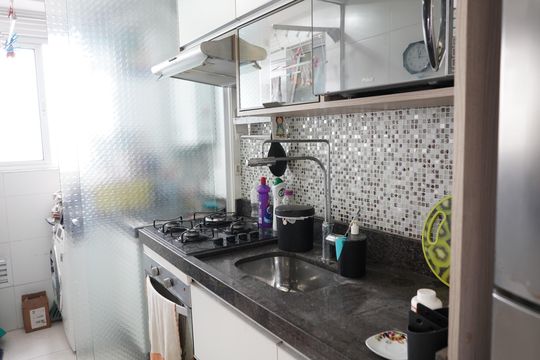 Cozinha de apartamento à venda com 2 quartos, 64m² em Alto do Pari, São Paulo