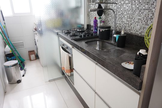 Cozinha de apartamento à venda com 2 quartos, 64m² em Alto do Pari, São Paulo