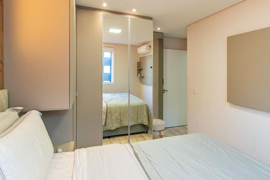 Quarto de apartamento à venda com 2 quartos, 54m² em Centro, Canoas