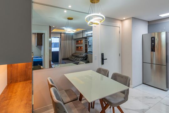 Sala de apartamento à venda com 2 quartos, 54m² em Centro, Canoas