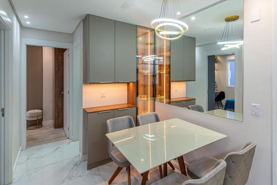 Sala de apartamento à venda com 2 quartos, 54m² em Centro, Canoas