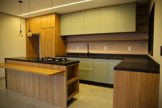 Sala/Cozinha - Living  de casa para alugar com 3 quartos, 156m² em Vila Dusi, São Bernardo do Campo