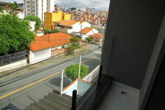 Suíte - Varanda  de casa para alugar com 3 quartos, 156m² em Vila Dusi, São Bernardo do Campo