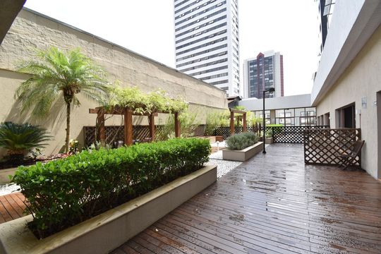 Área comum de apartamento para alugar com 1 quarto, 39m² em Centro, Curitiba