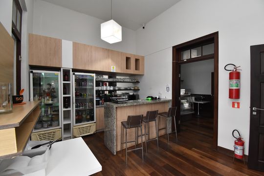 Área comum - Café de apartamento para alugar com 1 quarto, 39m² em Centro, Curitiba