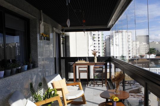 Varanda da Sala de apartamento à venda com 3 quartos, 108m² em Tijuca, Rio de Janeiro