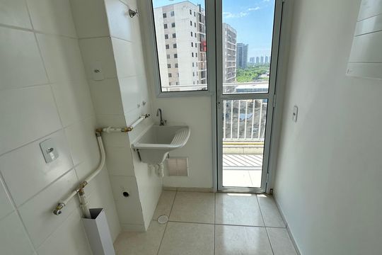 Área de Serviço de apartamento à venda com 2 quartos, 54m² em Barra Olímpica, Rio de Janeiro