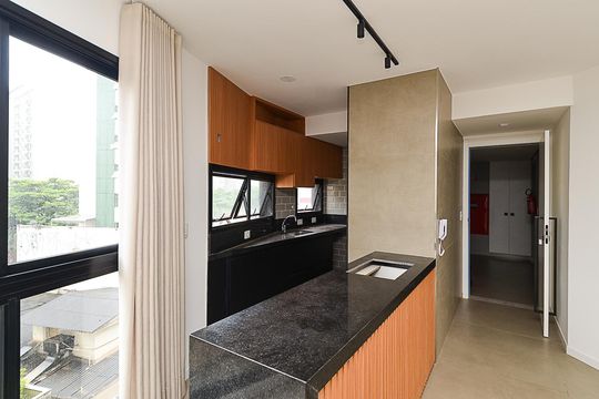 Cozinha de apartamento à venda com 2 quartos, 63m² em São Pedro, Belo Horizonte
