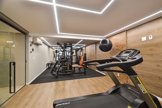 Área comum - Academia de apartamento à venda com 2 quartos, 63m² em São Pedro, Belo Horizonte