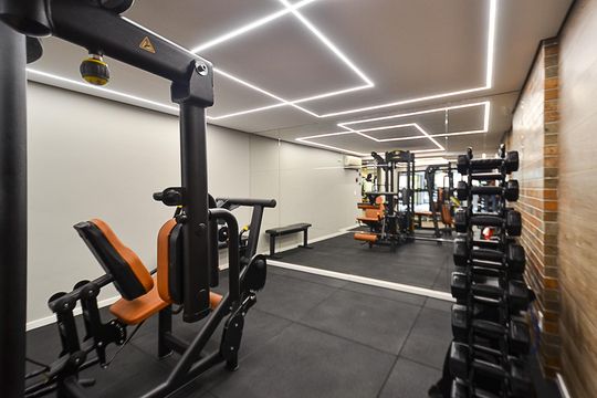 Área comum - Academia de apartamento à venda com 2 quartos, 63m² em São Pedro, Belo Horizonte