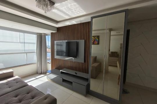 Sala de apartamento para alugar com 2 quartos, 92m² em Santa Mônica, Uberlândia