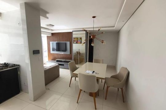 Sala de apartamento para alugar com 2 quartos, 92m² em Santa Mônica, Uberlândia