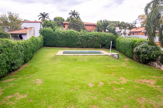Quintal com piscina de casa de condomínio à venda com 3 quartos, 175m² em Terras de Itaici, Indaiatuba