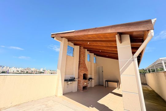 Área comum - Churrasqueira de casa de condomínio à venda com 3 quartos, 84m² em Vila Aparecida, Jundiaí