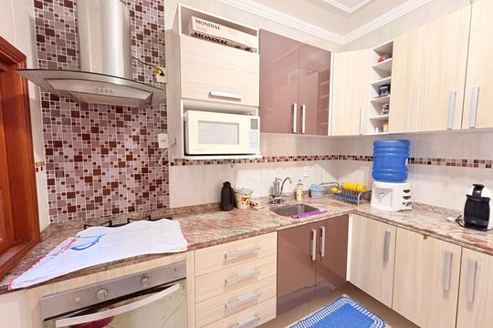 Cozinha de casa de condomínio à venda com 3 quartos, 84m² em Vila Aparecida, Jundiaí