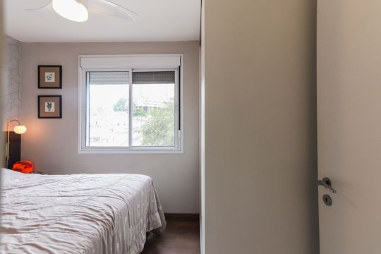 Quarto 2 - Suíte de apartamento à venda com 2 quartos, 60m² em Jaguaré, São Paulo