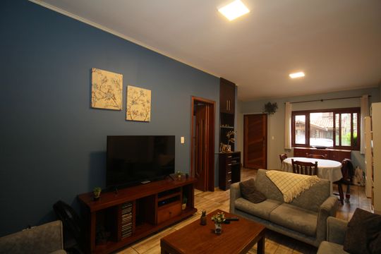 Sala de casa de condomínio à venda com 3 quartos, 182m² em Parque Assuncao, Taboão da Serra