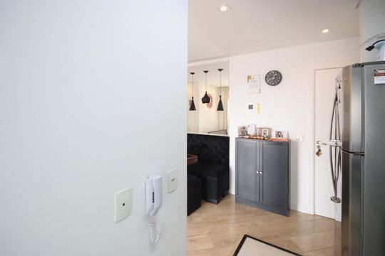 Cozinha de apartamento à venda com 2 quartos, 54m² em Vila Maria Alta, São Paulo