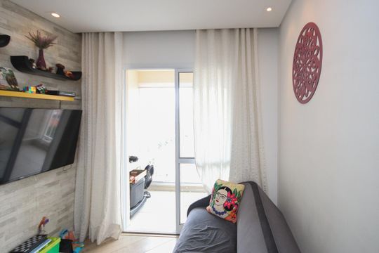 Sala de apartamento à venda com 2 quartos, 54m² em Vila Maria Alta, São Paulo
