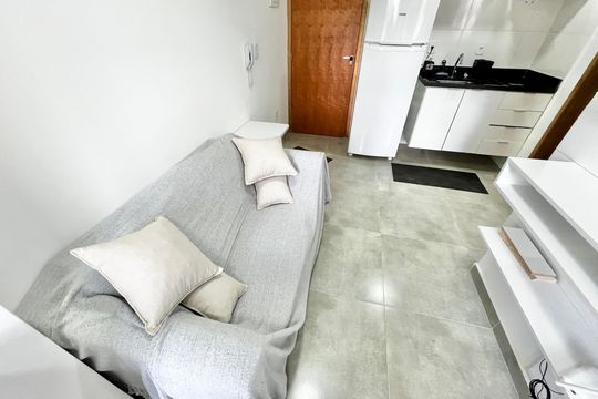 Sala/Cozinha de kitnet/studio para alugar com 1 quarto, 29m² em Vila Dom Pedro Ii, São Paulo