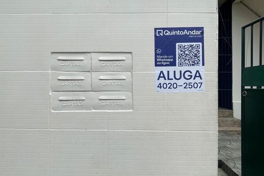 Plaquinha instalada de apartamento para alugar com 1 quarto, 41m² em Parque Lafaiete, Duque de Caxias