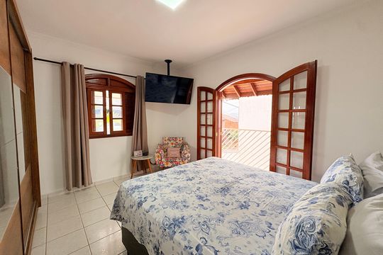 Suíte de casa à venda com 3 quartos, 175m² em Parque Residencial Jundiaí, Jundiaí
