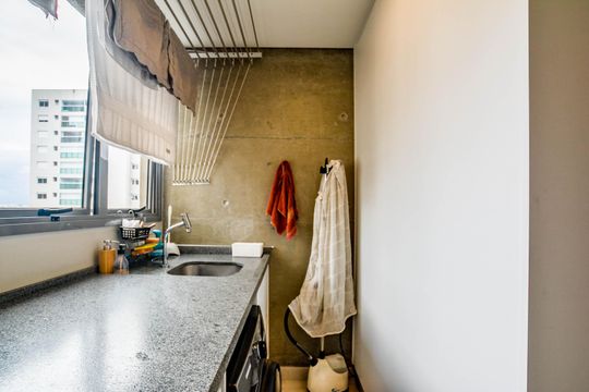 Área de Serviço de apartamento à venda com 3 quartos, 130m² em Campestre, Santo André