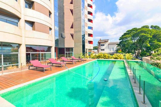 Área comum - Piscina de apartamento à venda com 3 quartos, 130m² em Campestre, Santo André