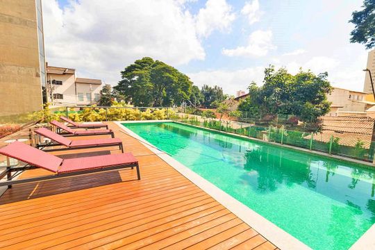Área comum - Piscina de apartamento à venda com 3 quartos, 130m² em Campestre, Santo André