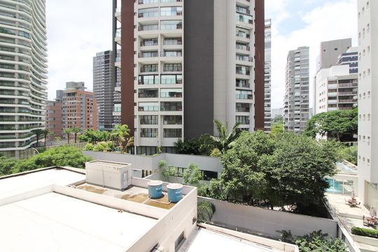 Vista de casa de condomínio para alugar com 1 quarto, 35m² em Moema, São Paulo