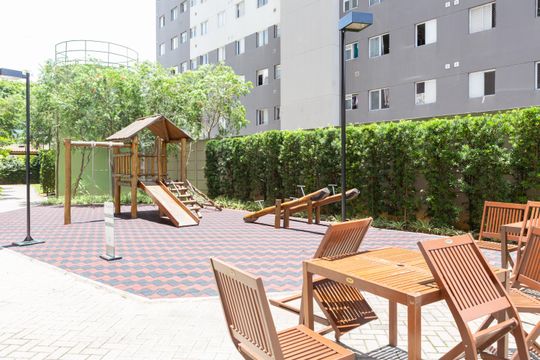 Área comum - Playground de apartamento para alugar com 1 quarto, 33m² em Barra Funda, São Paulo