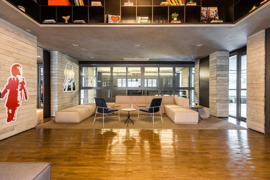 Área comum de kitnet/studio para alugar com 1 quarto, 16m² em Pinheiros, São Paulo