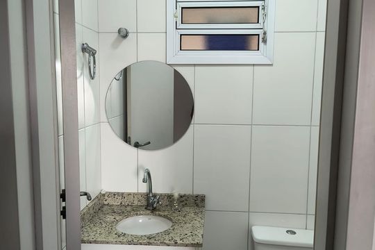 Banheiro de apartamento à venda com 2 quartos, 116m² em Vila Dusi, São Bernardo do Campo
