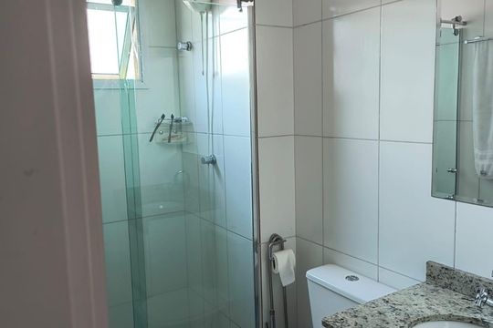 Banheiro de apartamento à venda com 2 quartos, 116m² em Vila Dusi, São Bernardo do Campo