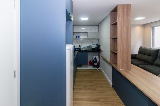 Cozinha de apartamento para alugar com 1 quarto, 35m² em Socorro, São Paulo