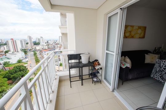 Varanda da Sala de apartamento para alugar com 2 quartos, 76m² em Centro, Taubaté