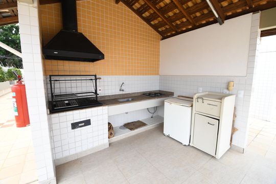 Área comum - Churrasqueira de apartamento à venda com 2 quartos, 106m² em Chácara da Barra, Campinas