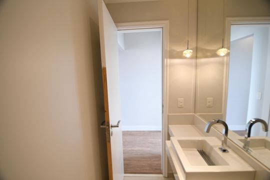 Lavabo de apartamento à venda com 2 quartos, 106m² em Chácara da Barra, Campinas